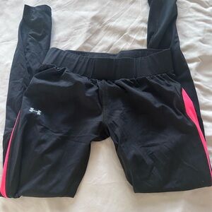 Under Armour Black Shorts with Pink Highlights